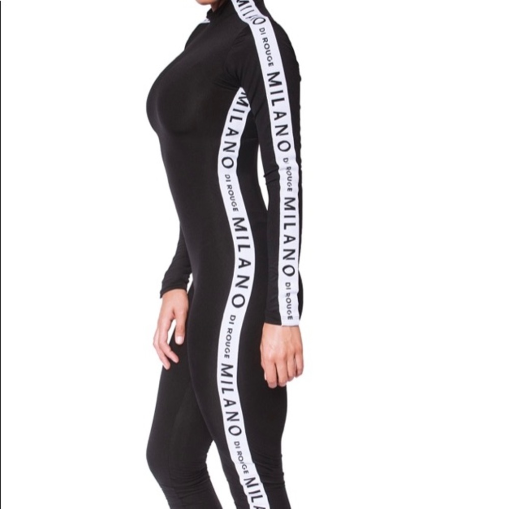 Milano black jumpsuit.